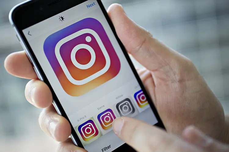 Instagram: rede social de fotos e vídeos está testando um novo filtro para seu aplicativo (Bloomberg/Reprodução)