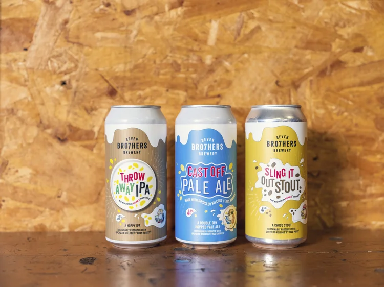 CERVEJARIA SEVEN BROTHERS: empresa norte-americana criou cervejas usando como base sobras de cereais matinais da Kellogg&#8217;s / Andrew Urwin/The New York Times