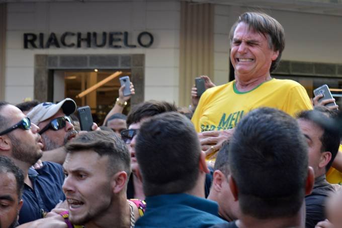 Bolsonaro: presidente sofreu ataque durante campanha em Juiz de Fora (MG) (Raysa Campos Leite/Reuters)