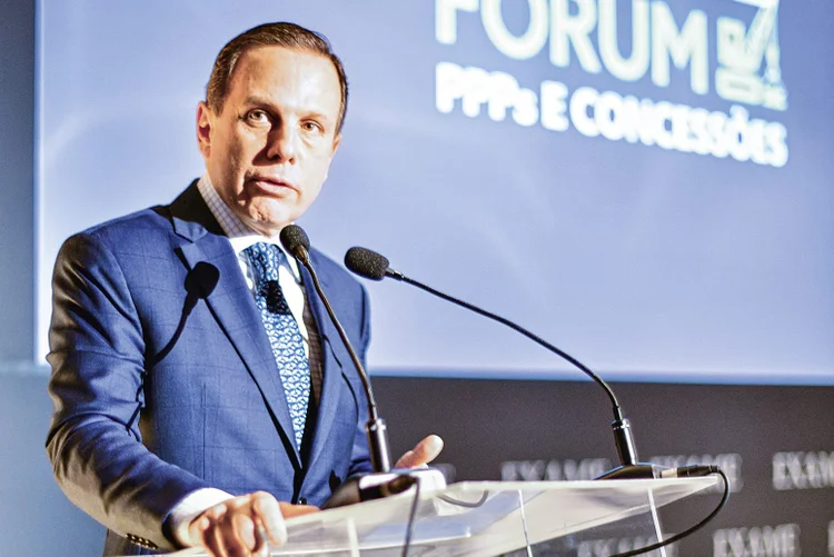 João Doria: Desde a campanha pelo governo de São Paulo, o político prometeu desestatizar o maior número de empresas possível (Exame/Exame)