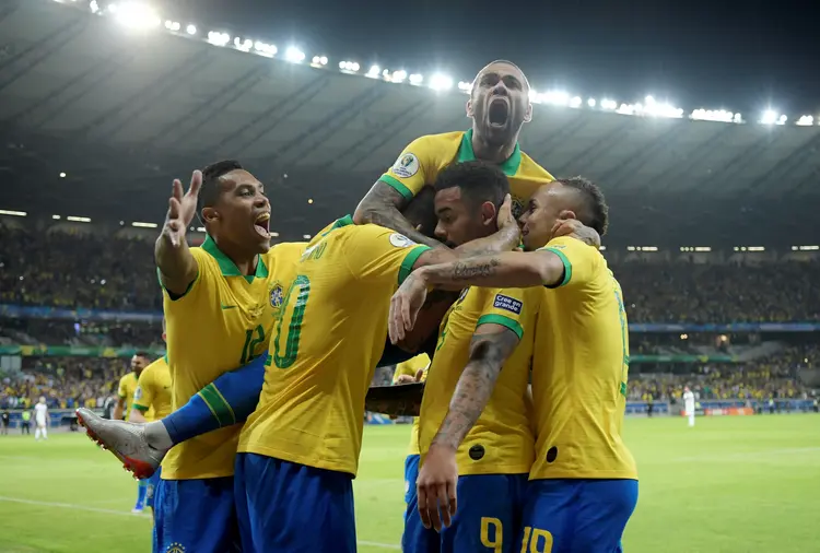 Brasil na semifinal contra a Argentina na Copa América 2019: nomes jovens, badalados no futebol europeu (Washington Alves/Reuters)