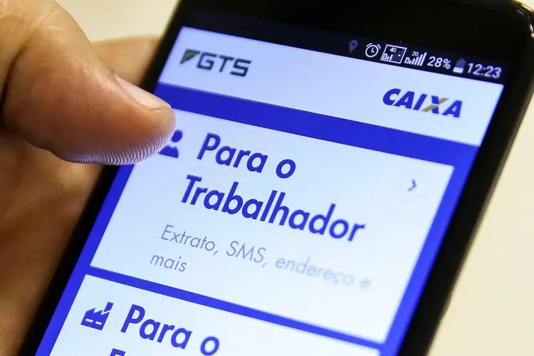 FGTS app Caixa: governo apresentou proposta para acabar com indenização de 10% à União (Marcelo Camargo/Agência Brasil)