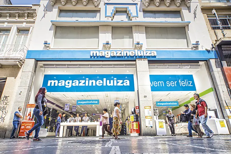 Loja do Magazine Luiza: com o crescimento acelerado da companhia, muitas funções e reuniões precisavam ser presenciais (Magazine Luiza/Divulgação)