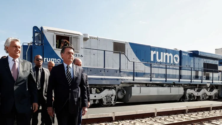 Ferrovia Norte-Sul: presidente participou de cerimônia de assinatura de contrato (Alan Santos/PR/Palácio do Planalto/Flickr)