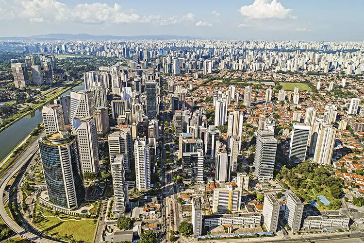 São Paulo: o número de escritórios vazios já caiu de 29% para 21% (Delfim Martins/Pulsar/Exame)