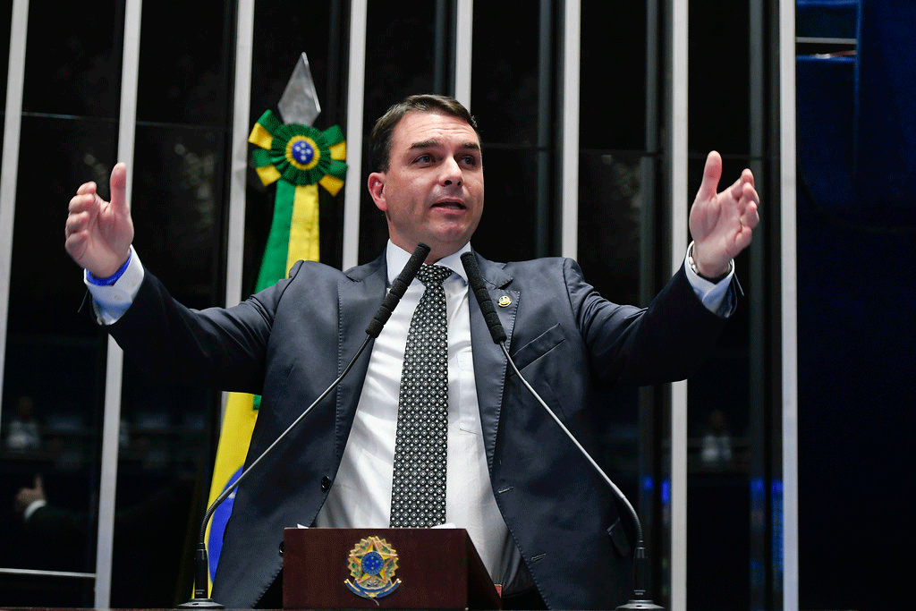 Flávio Bolsonaro: presidente do STF atendeu um pedido da defesa do senador (Moreira Mariz/Agência Senado)