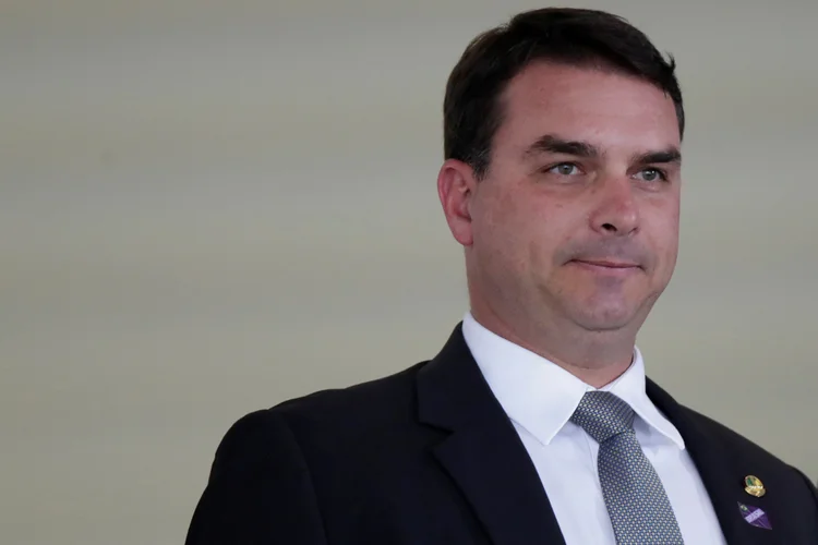 Flávio Bolsonaro: Deltan se preocupou sobre como Moro agiria e acabou também agindo com cautela ao falar sobre Flávio (Ueslei Marcelino/Reuters)