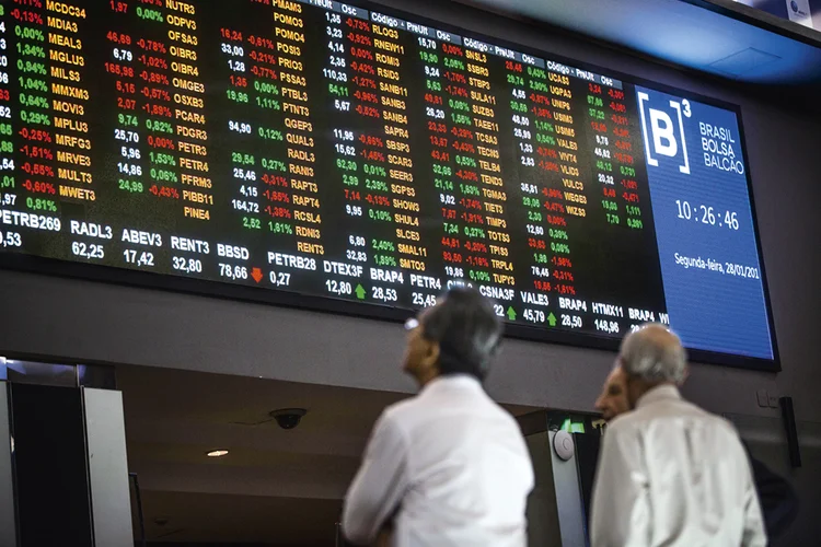 Bolsa: Ibovespa recua 0,87% e fecha em 115.662,40 pontos (Bruno Rocha/Fotoarena)