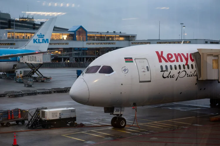 Avião da Kenya Airways (Miguel Candela/SOPA Images/Getty Images)