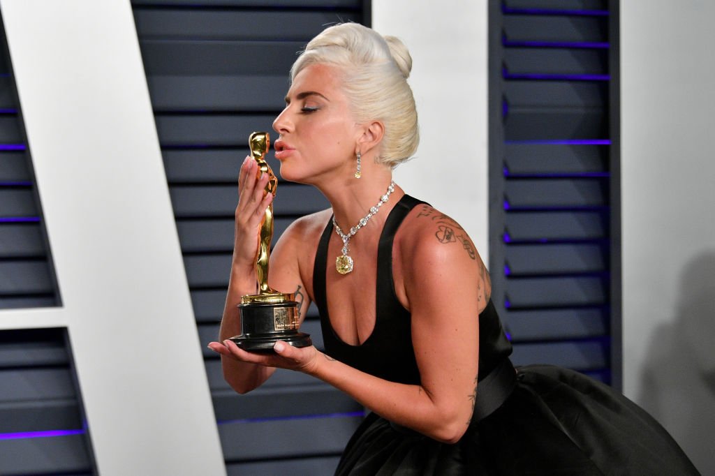 Lady Gaga na premiação do Oscar em 2019 (Dia Dipasupil / Staff/Getty Images)