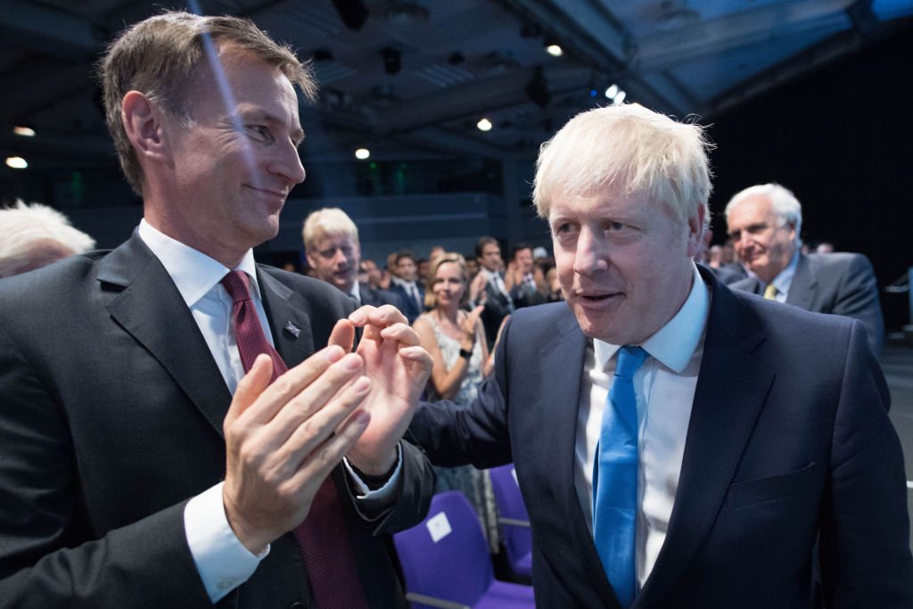 Boris Johnson: novo primeiro ministro venceu recebeu 92.153 votos de seus colegas de partido. Seu rival, Jeremy Hunt, recebeu 46.656 votos (Stefan Rousseau - WPA Pool/Getty Images)