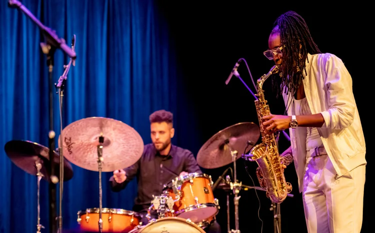 Lakecia Benjamin é considerada o retrato do que pode ser chamado de novo jazz (Jack Vartoogian/Getty Images)