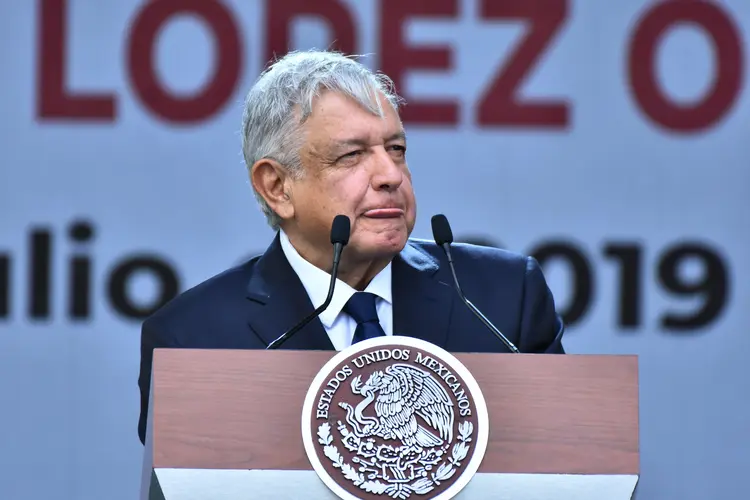 Lopez Obrador, presidente do México: decisão repentina do ministro de Finanças de deixar o cargo foi a primeira grande perda do governo que assumiu em dezembro (Carlos Tischler/Getty Images)