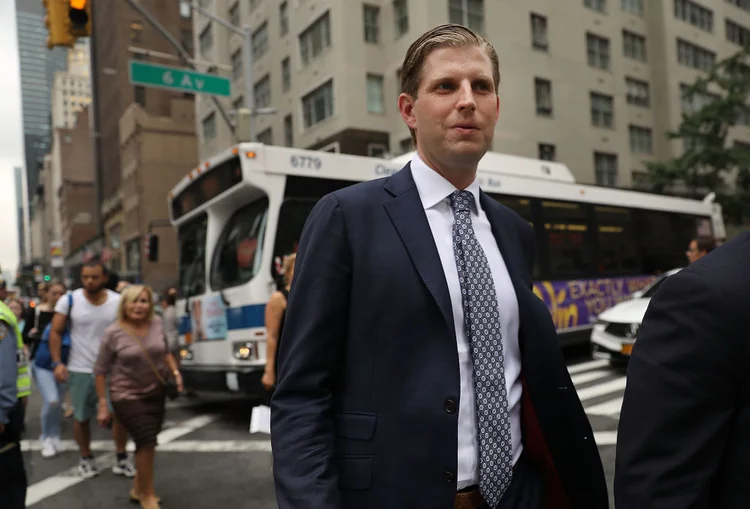 De acordo com fontes do governo federal, Eric Trump poderia ajudar países a se integrarem mais (Spencer Platt/Getty Images)