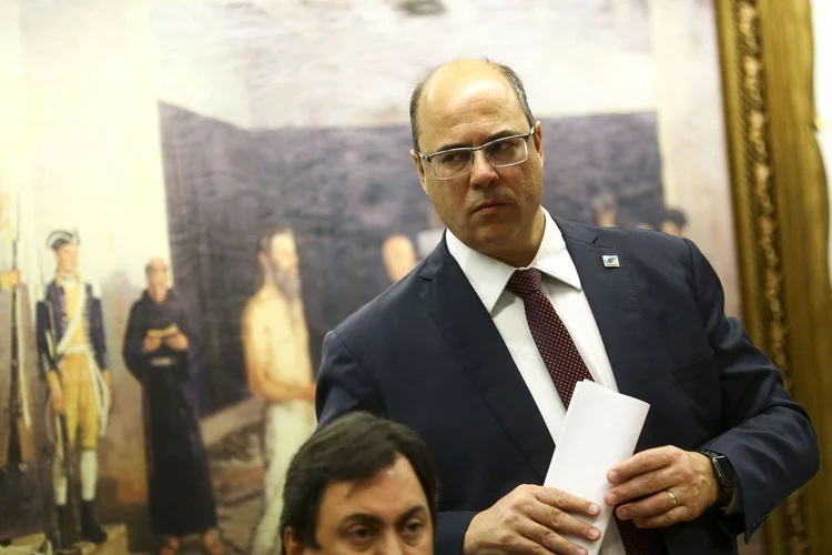 Wilson Witzel: "Pelo aumento das contaminações acredito que vamos ter uma parede epidemiológica que vai nos permitir em agosto uma quase plena retomada da economia" (Marcelo Camargo/Agência Brasil)