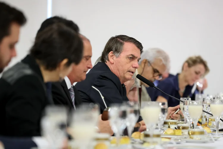 Jair Bolsonaro: "Olha, o brasileiro come mal. Alguns passam fome" (Marcos Corrêa/PR/Flickr)