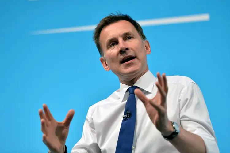 Jeremy Hunt, ministro das Finanças do Reino Unido (Peter Powell/Reuters)