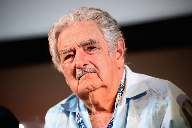 O ex-presidente do Uruguai, José Mujica: político disse que situação na Venezuela é de uma ditadura (Roberto Serra/Iguana Press / Stringer/Getty Images)