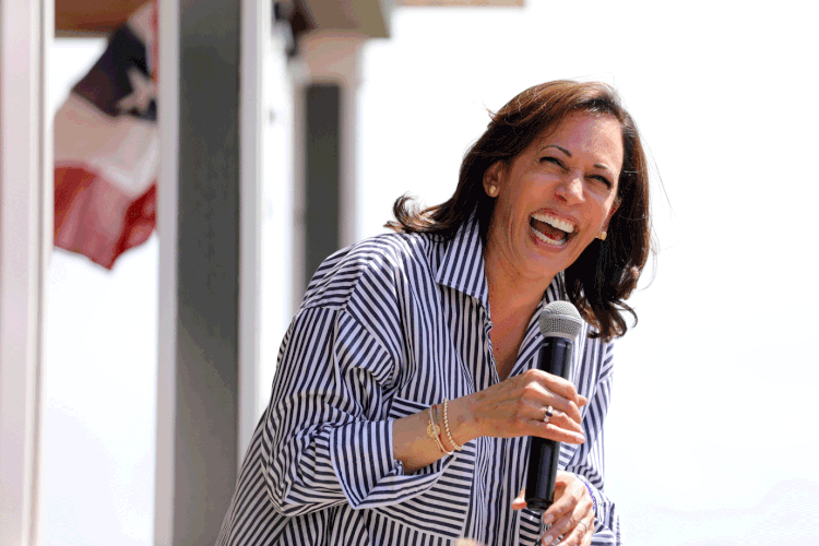 Kamala Harris: senadora é a nova sensação democrata para as eleições dos EUA (Scott Morgan/Reuters)