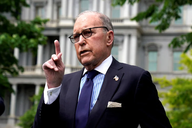 Larry Kudlow: Assessor econômico da Casa Branca não está muito otimista com reunião entre Estados Unidos e China sobre gerra comercial (Kevin Lamarque/Reuters)