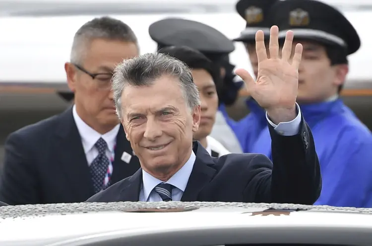Macri: na busca pela reeleição, presidente escolheu peronista para vice como forma de atrair votos do centro (Kyodo/Reuters)