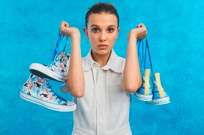 Estrela de “Stranger Things” lança coleção de tênis Converse All-Star