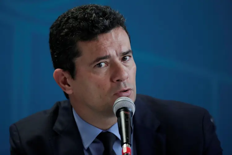 Sergio Moro: Ministro da Justiça defendeu em post no Twitter sua proposta de lei anticrime (Ueslei Marcelino/Reuters)