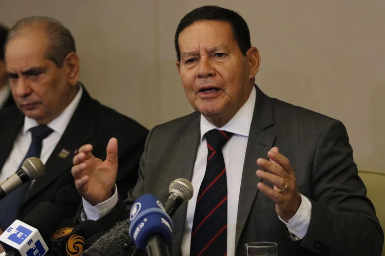 Mourão: vice-presidente falou em evento com empresários em São Paulo (Tomaz Silva/Agência Brasil)