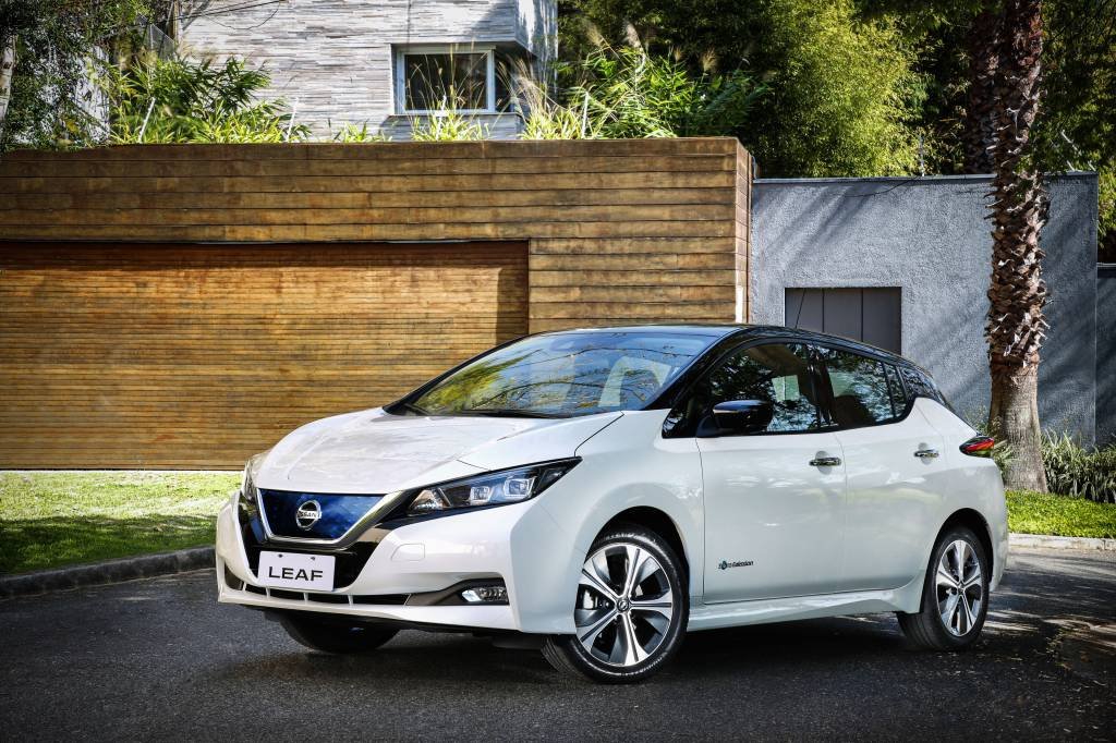 Nissan Leaf: modelo é aposta antiga da marca no segmento de carros elétricos (Divulgação/Nissan)