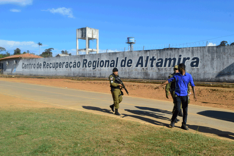 Pará: no fim de julho, uma rebelião no Centro de Recuperação Regional de Altamira, deixou 57 presos mortos (Bruno Santos/Reuters)