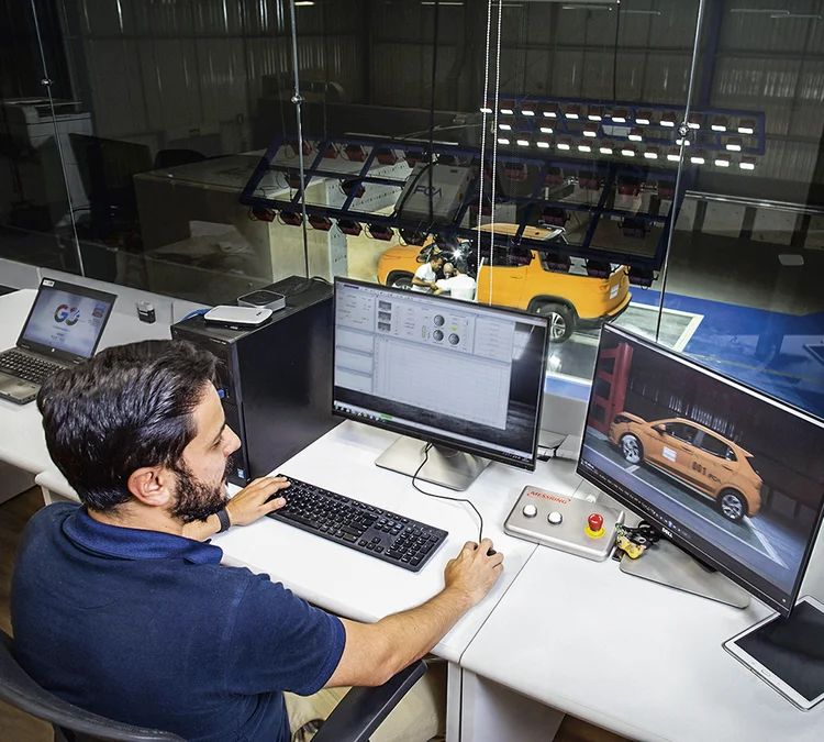 Centro de segurança da Fiat: testes em veículos da América Latina (Divulgação/Divulgação)