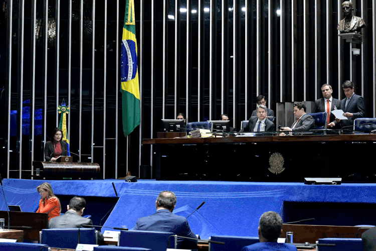 Senado: Casa legislativa aprovou projeto de relatoria da deputada Simone Tebet (Waldemir Barreto/Agência Senado)