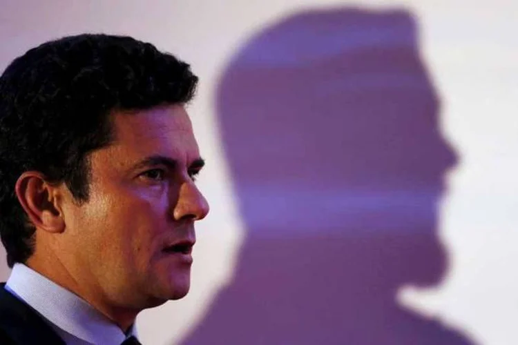 Sergio Moro: ministro afirmou que nunca exigiu a destruição do material colhido com hackers (Rodolfo Buhrer/Reuters)