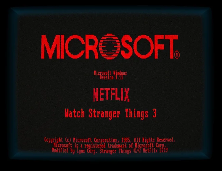 Stranger Things: Microsoft lança aplicativo com referências para a série (Microsoft/Reprodução)