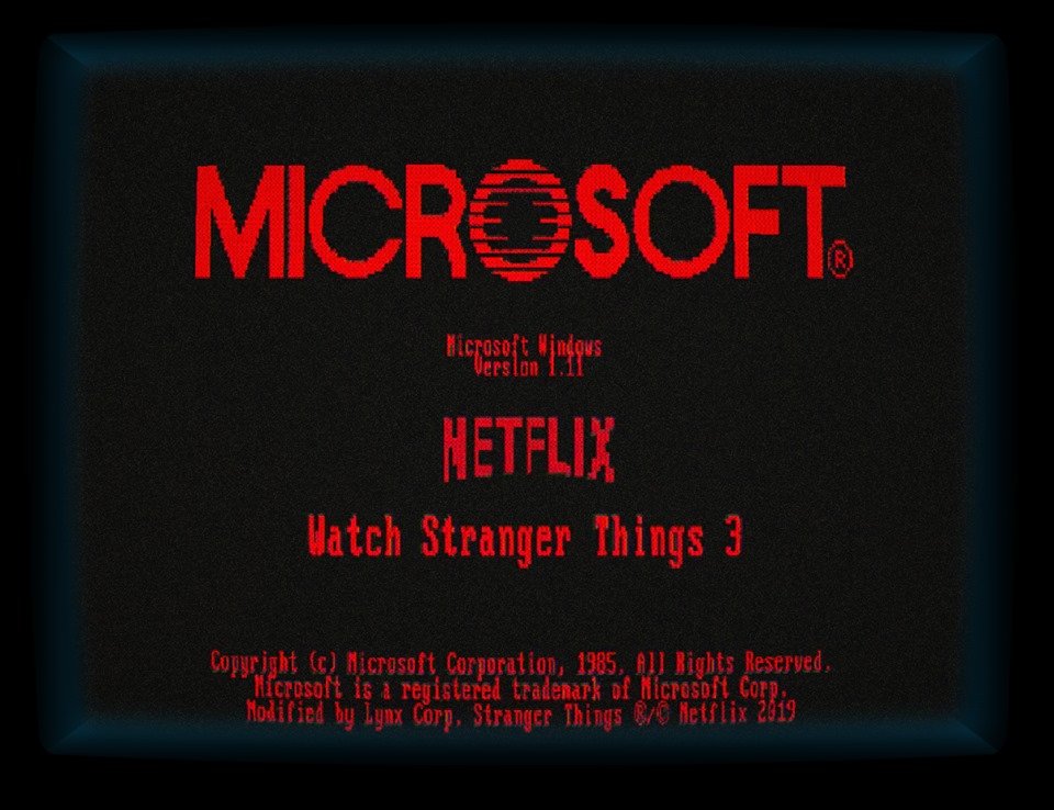 Microsoft lança aplicativo retrô inspirado em série "Stranger Things"