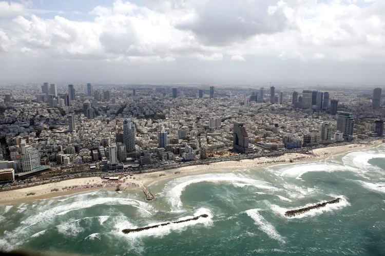 Tel Aviv, em Israel: país tem uma startup para cada mil habitantes, contra uma a cada 17 mil habitantes brasileiros (Lior Mizrahi/Getty Images)