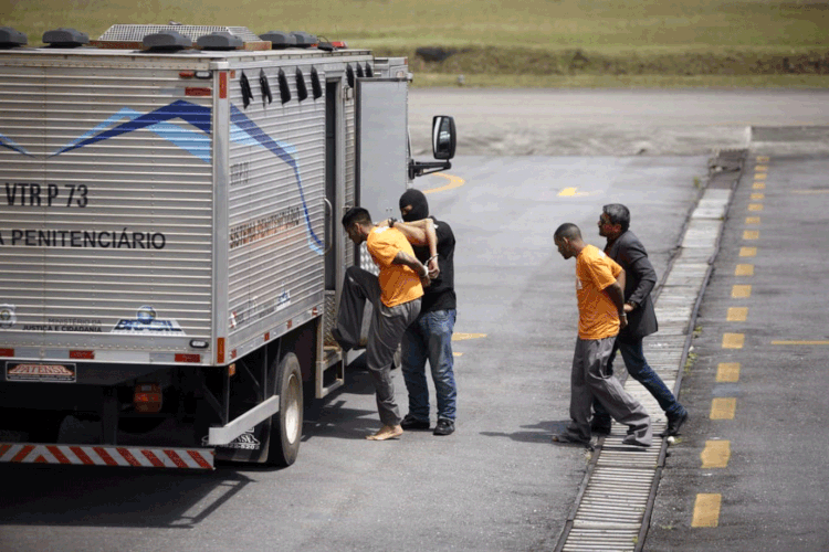 Transferência de presos: suspeitos de liderar massacre vão para outros presídios (Maycon Nunes/Agência Pará/Reprodução)