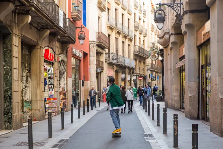 Carrer dels Banys Nous, em Barcelona (Natalia Wisniewska/The New York Times)