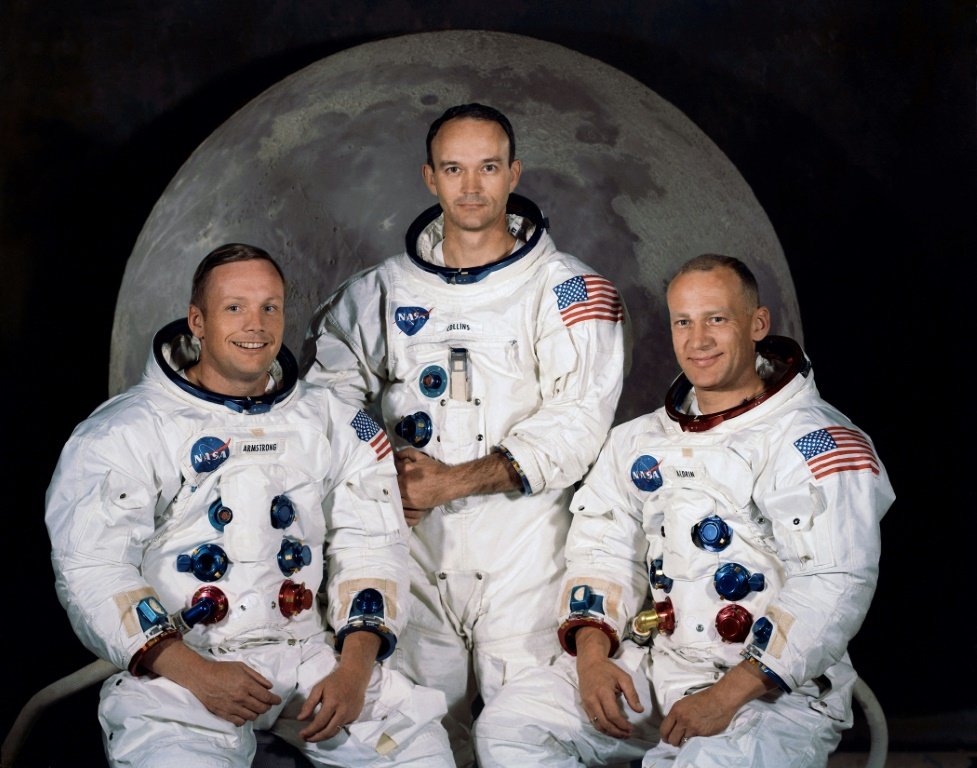 Astronautas da Apolo 11 se reúnem 50 anos após irem à Lua