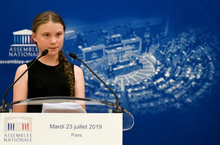 Greta Thunberg: Jovem ativista é boicotada e criticada por deputados franceses (AGENCE FRANCE-PRESSE/AFP)