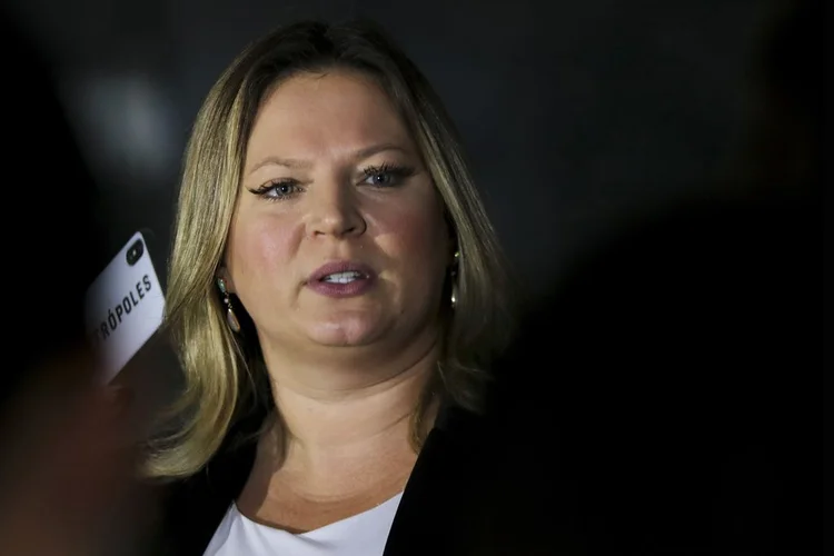 Joice: "Isso é caso de polícia. Esses bandidos precisam ir para a cadeia, vou desativar o celular, mas peço que todos vocês fiquem de olhos e ouvidos atentos e orelhas em pé pra qualquer mensagem" (Wilson Dias/Agência Brasil)