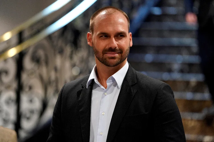 Eduardo Bolsonaro: deputado federal pelo PSL foi indicado para a embaixada brasileira em Washington (Joshua Roberts/Reuters)