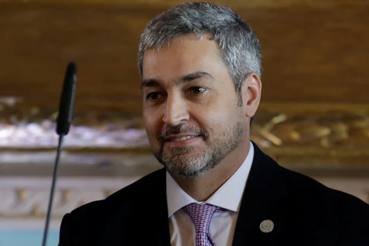 Mario Abdo: presidente do Paraguai está sob ameaça de impeachment (Jorge Adorno/Reuters)