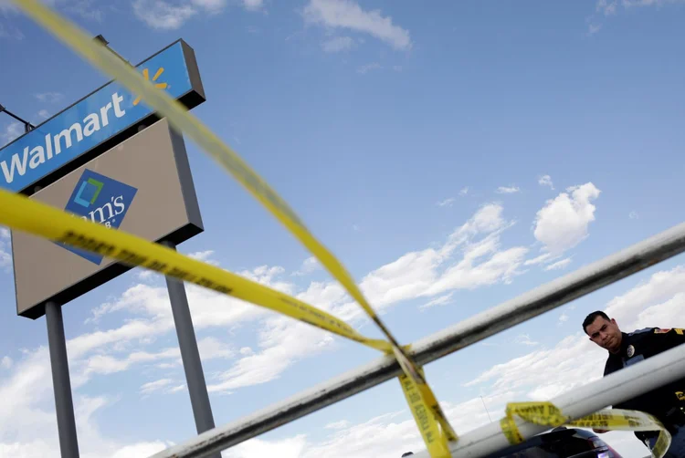 Massacre em supermercado no Texas, Estados Unidos, dia 03/08/2019 (Jose Luis Gonzalez/Reuters)