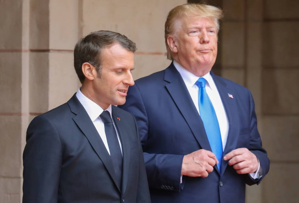 Macron e Trump conversam por telefone sobre crise com Irã