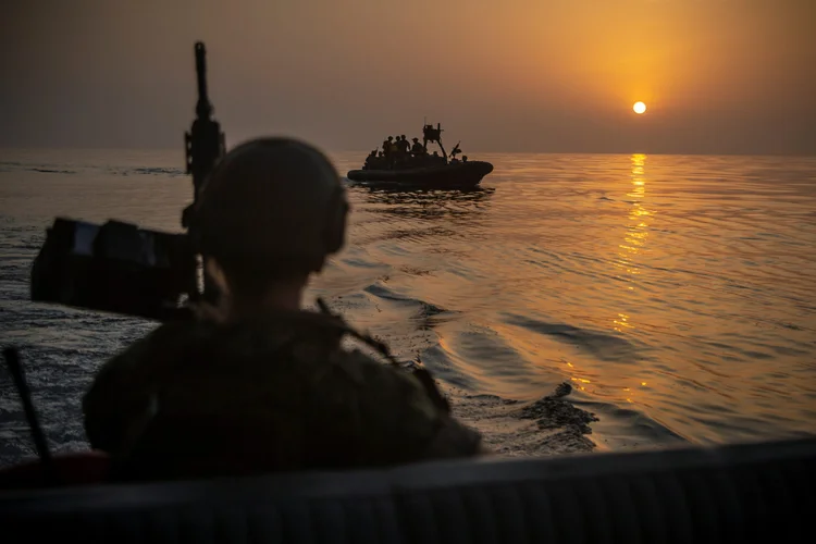 As tensões aumentaram desde o colapso do segundo encontro entre o ex-presidente Donald Trump e o líder norte-coreano Kim Jong Un no início de 2019 (Matthew Teutsch/U.S. Navy/Handout/Reuters)