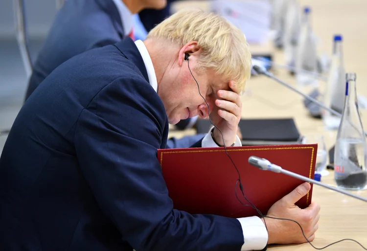 Boris Johnson: premiê britânico foi acusado de assediar uma jornalista há 20 anos atrás (Dylan Martinez/Reuters)