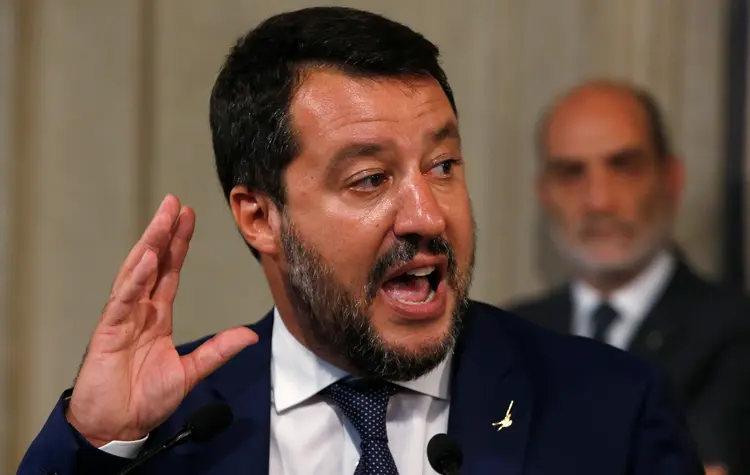 Salvini: caso o político vencesse, havia a expectativa até de renúncia do governo (Ciro de Luca/Reuters)