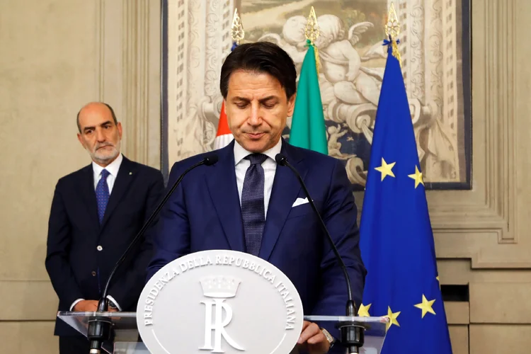 Giuseppe Conte: primeiro ministro italiano recebeu a missão de formar um novo governo (Ciro de Luca/Reuters)