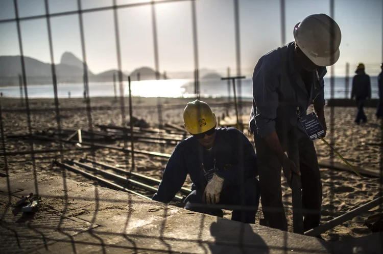 Construção civil (Dado Galdieri/Bloomberg)